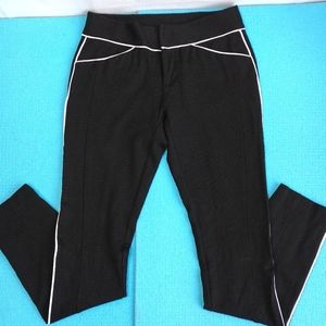 INC International Concepts Skinny Ponte Pants Black Size 4P